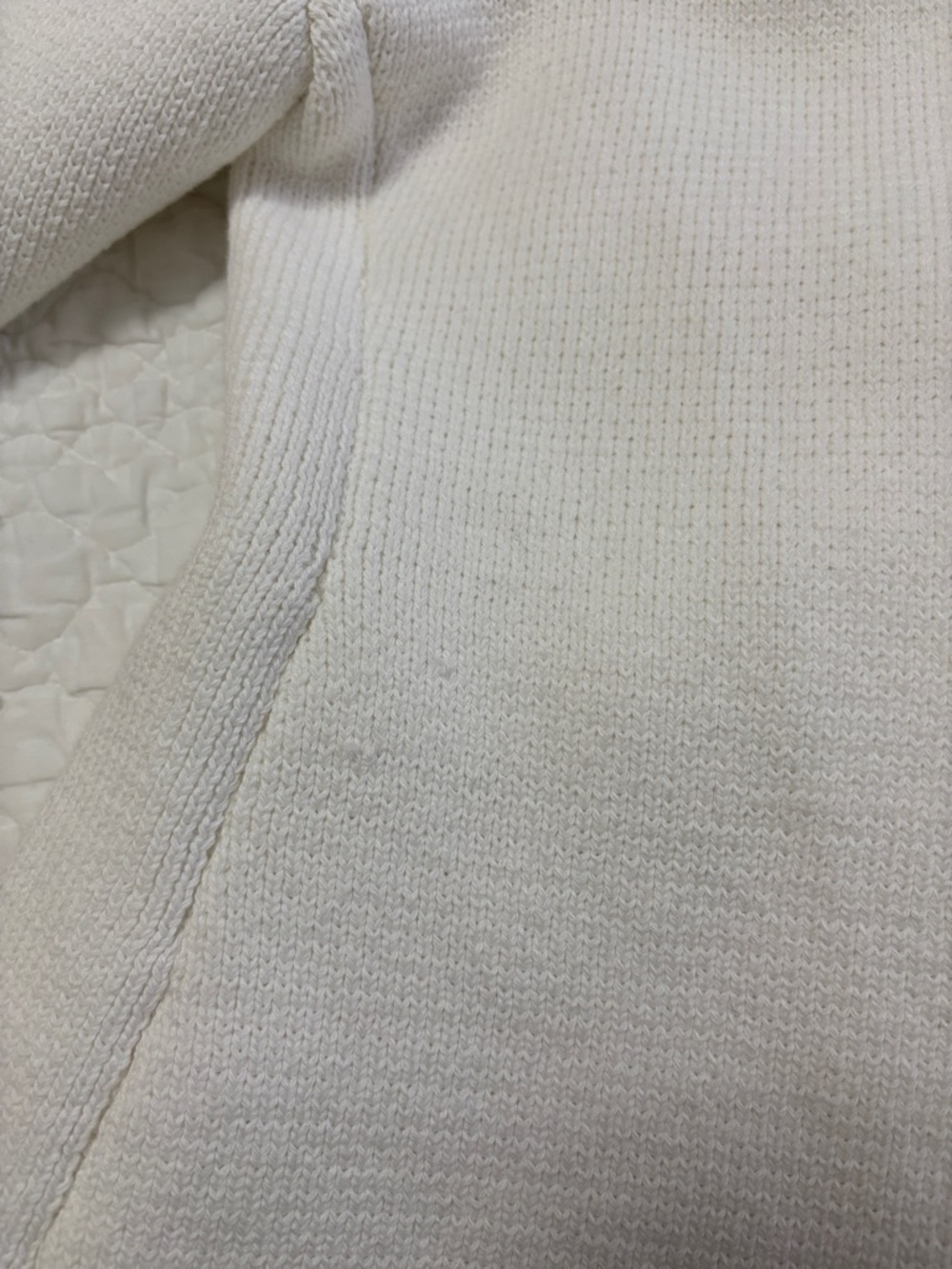 Zara Classic White Knit Women's Blazer Jacket - Picture 12 of 13